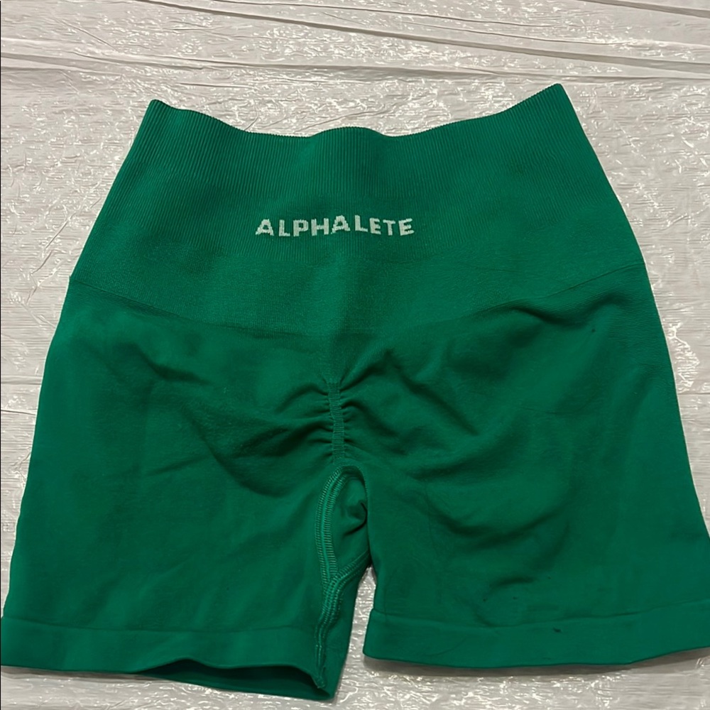 Alphalete Women's Green Shorts